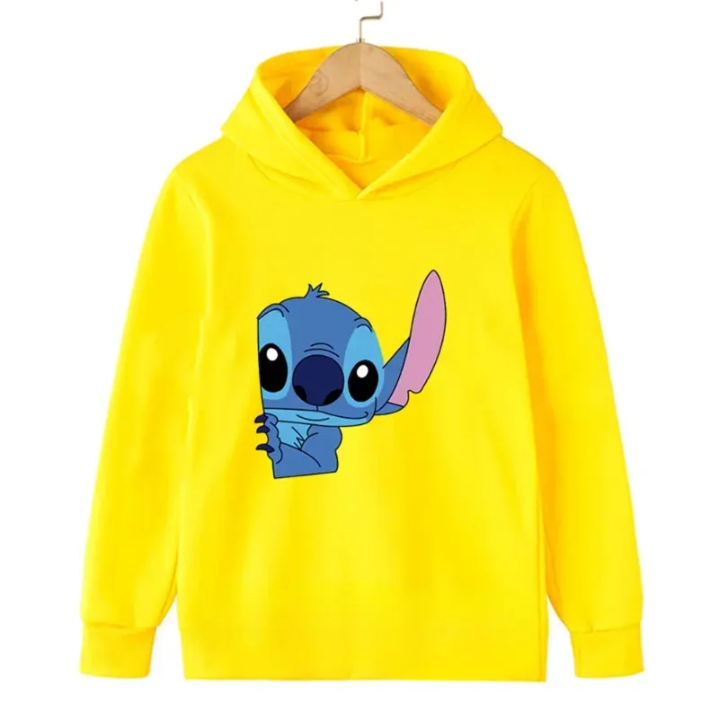 Long Sleeve Alien Character Hoodie