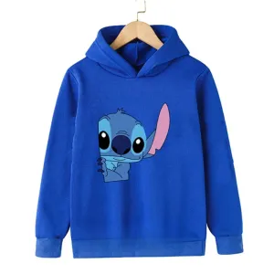 Long Sleeve Alien Character Hoodie
