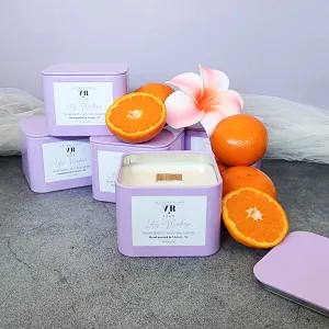 Lotus   Mandarin Soy Wax Candle
