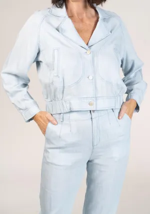 Lyocell Slub Jacket - Blue