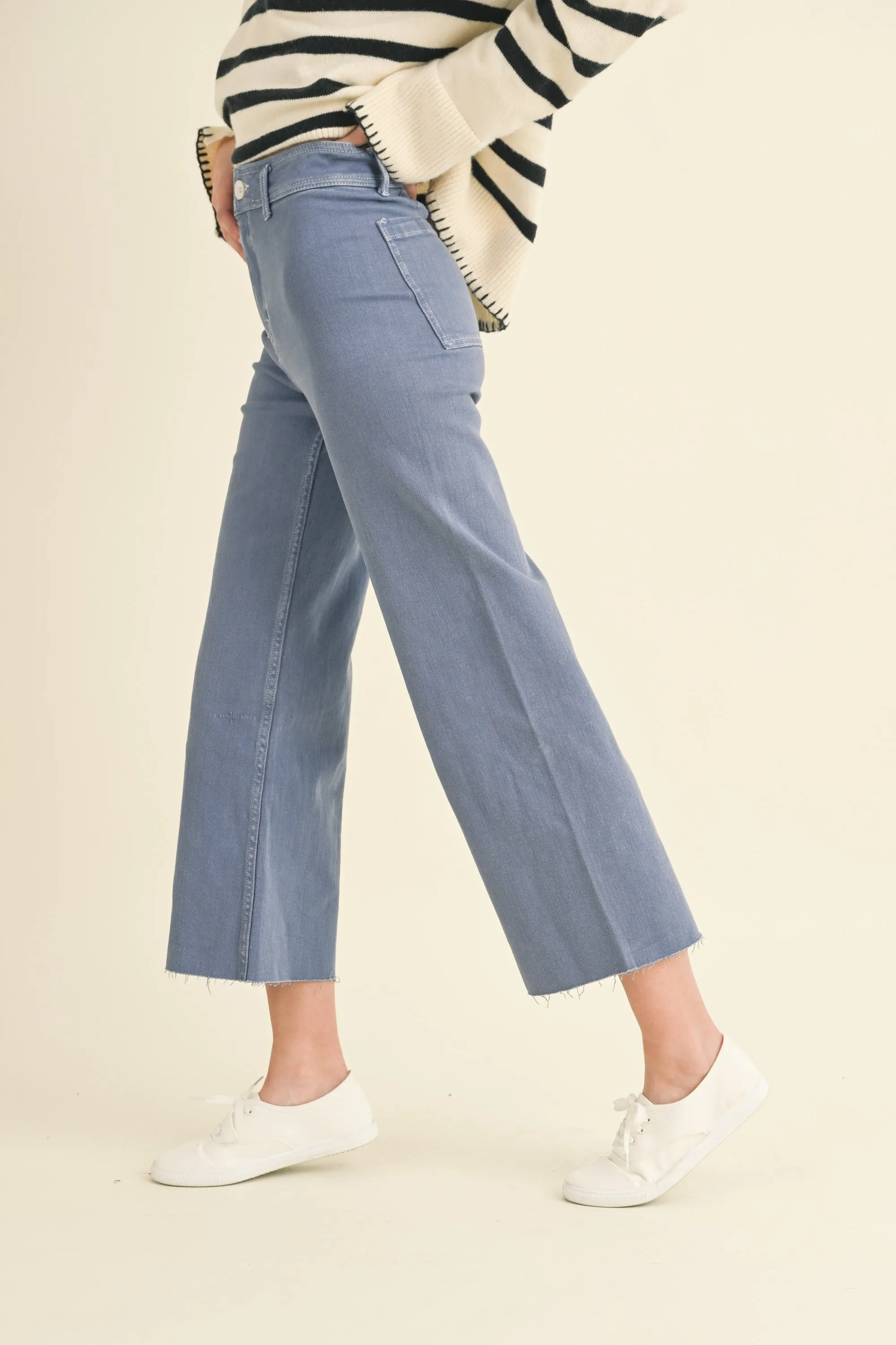 Mae Wide Leg Denim Pants