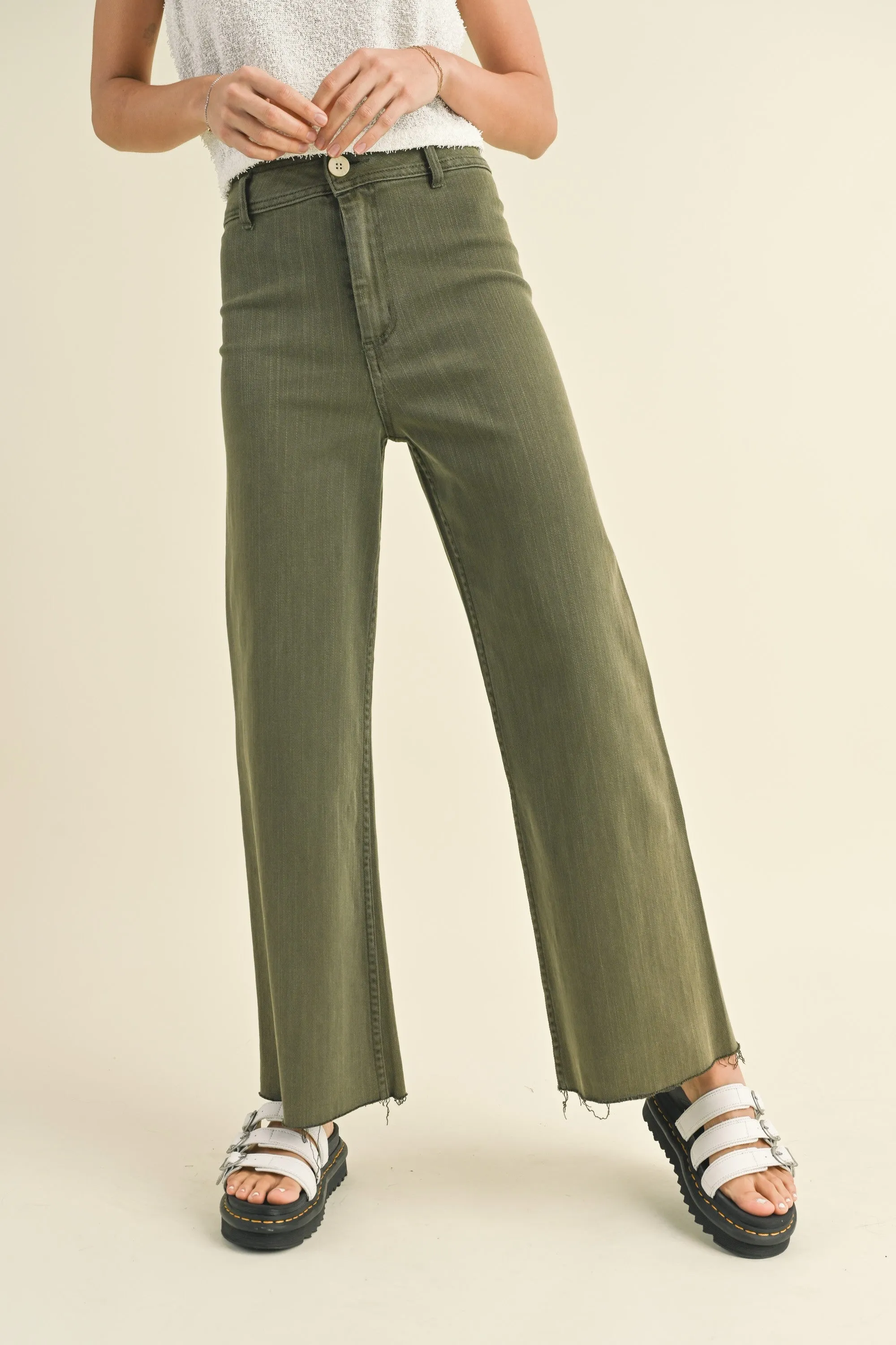 Mae Wide Leg Denim Pants