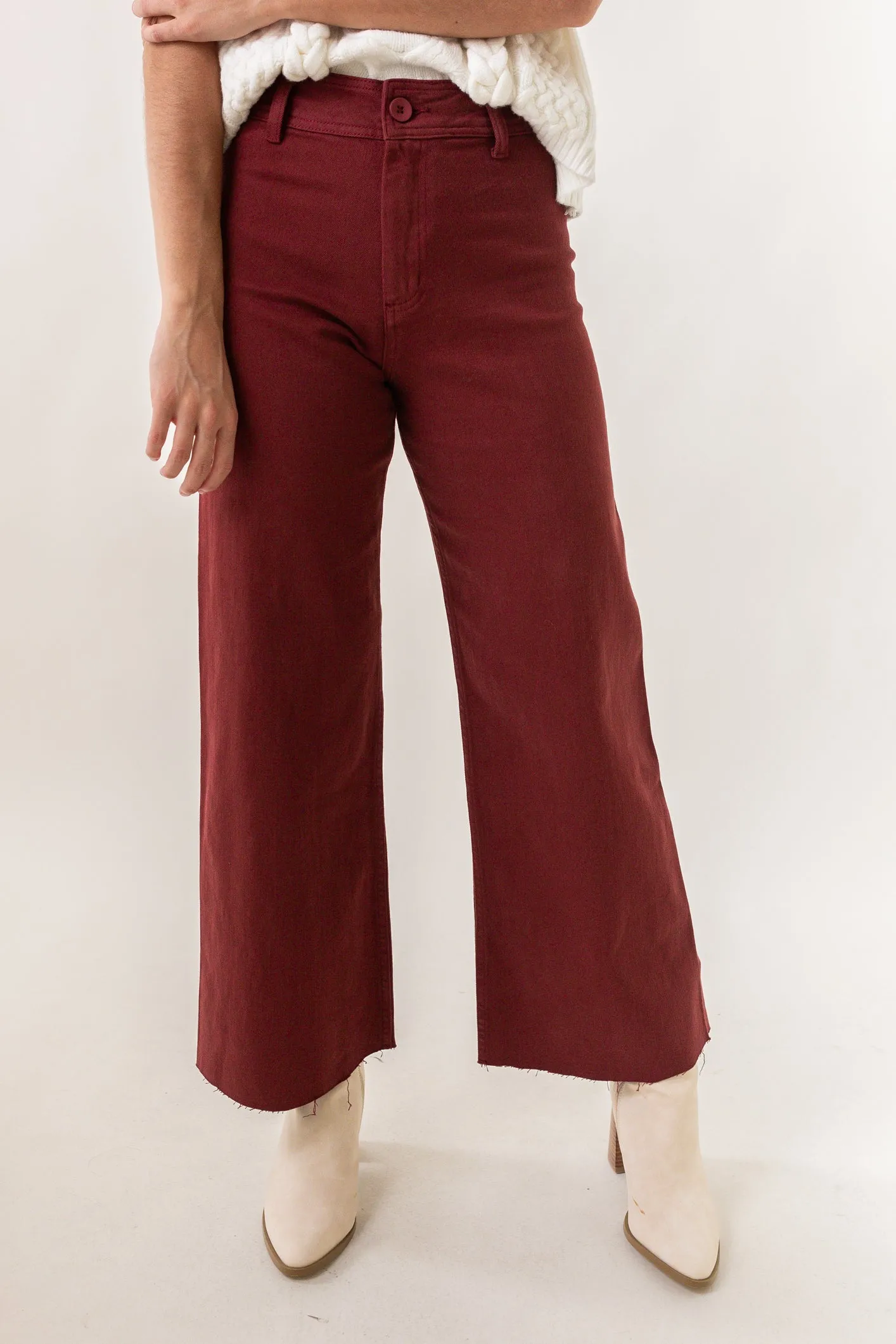 Mae Wide Leg Denim Pants