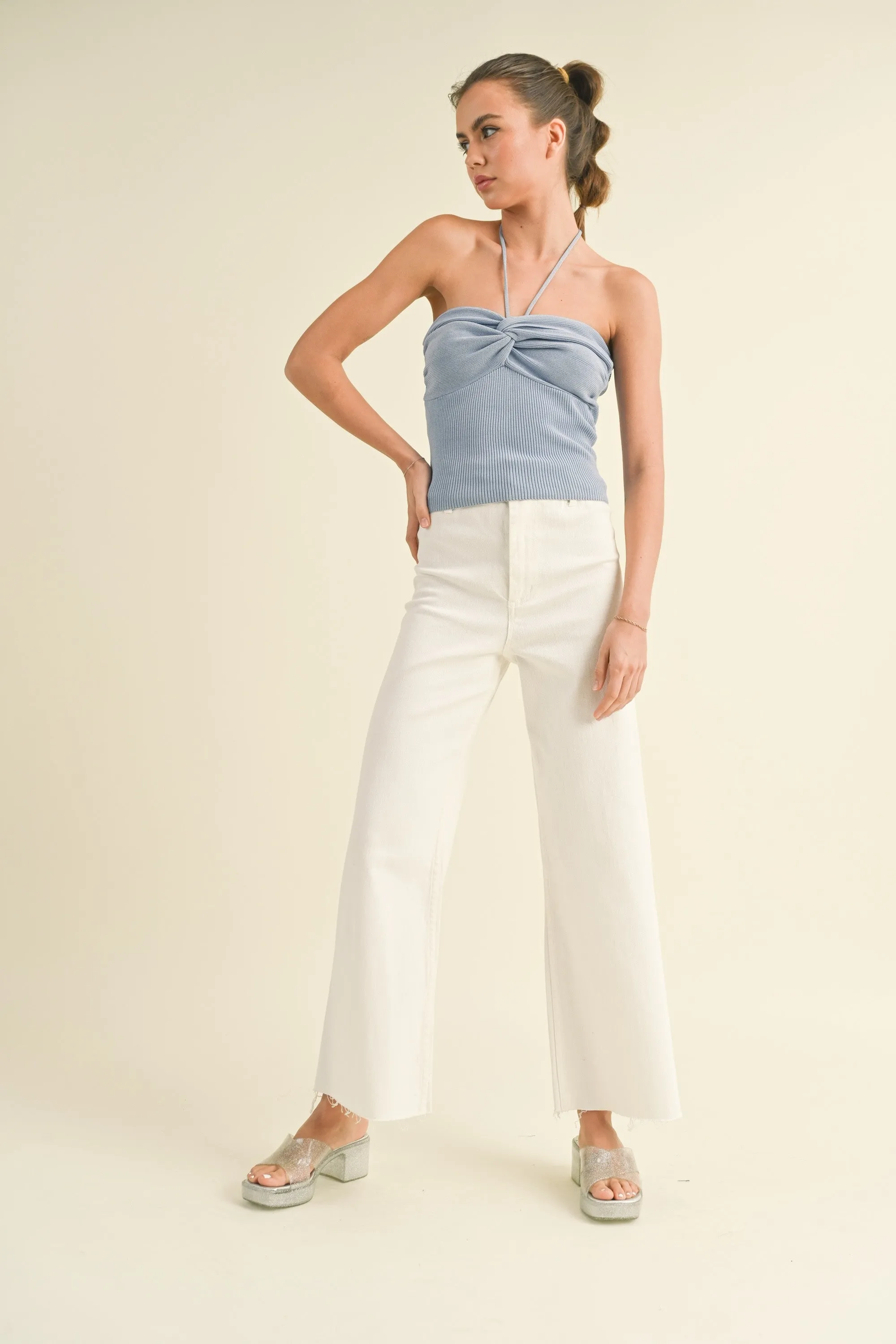Mae Wide Leg Denim Pants