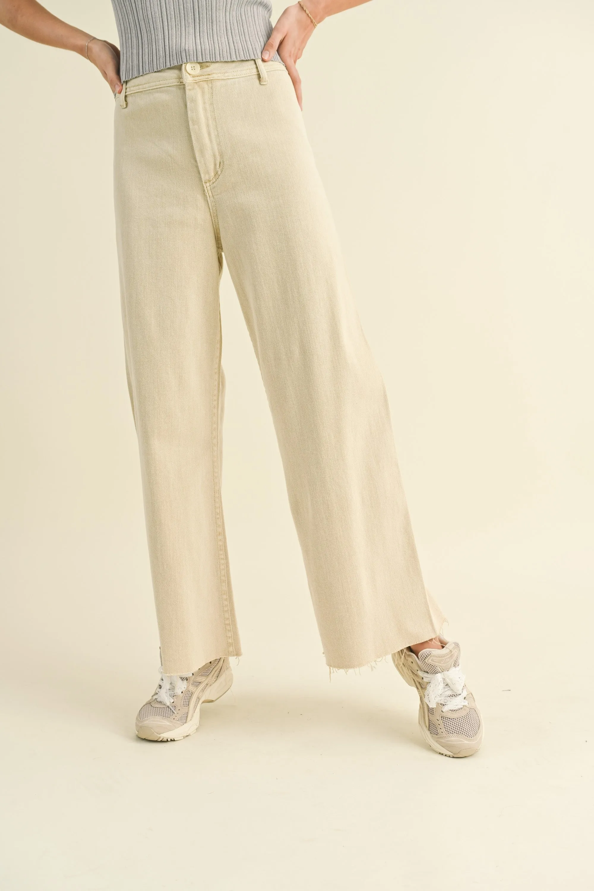 Mae Wide Leg Denim Pants