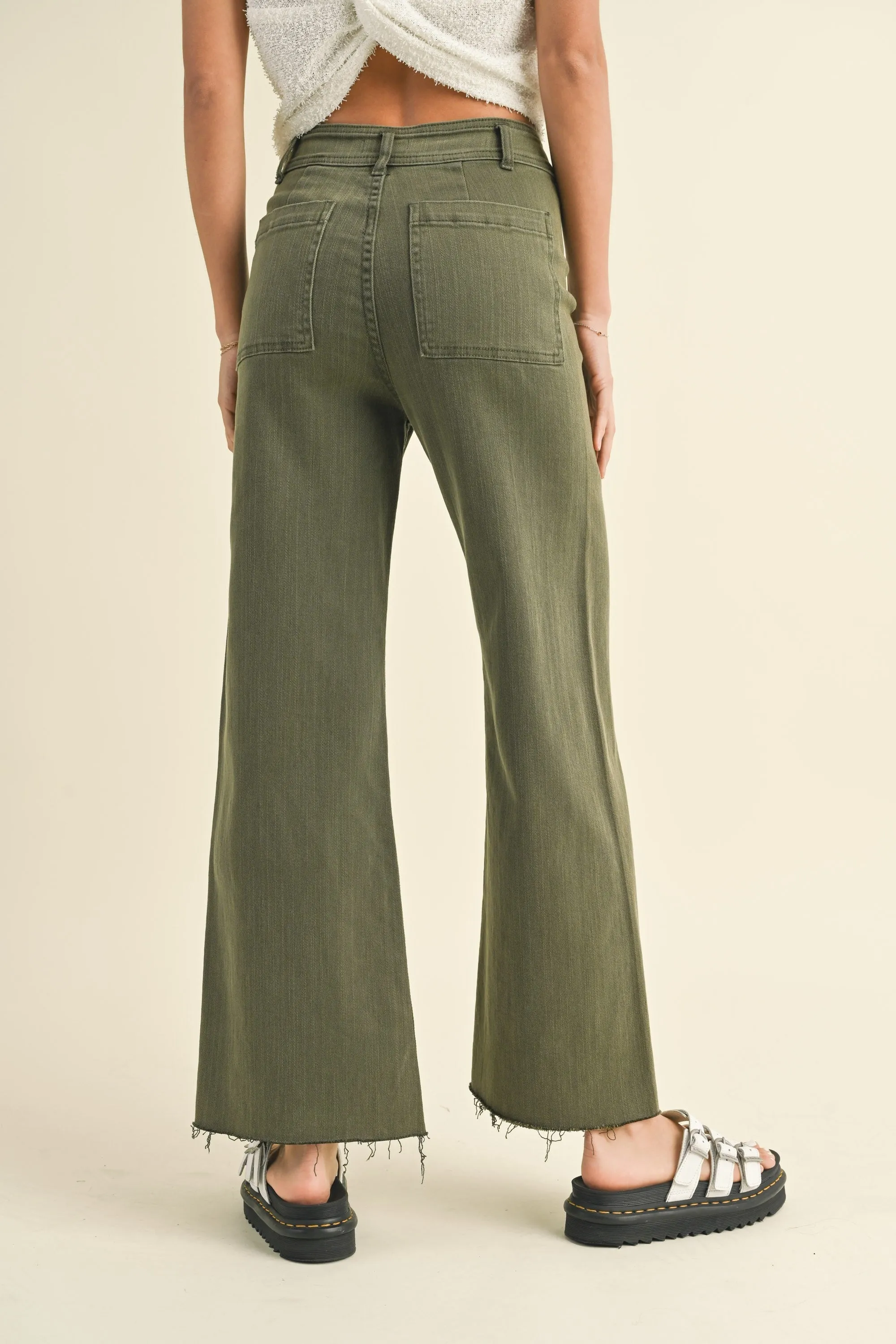 Mae Wide Leg Denim Pants