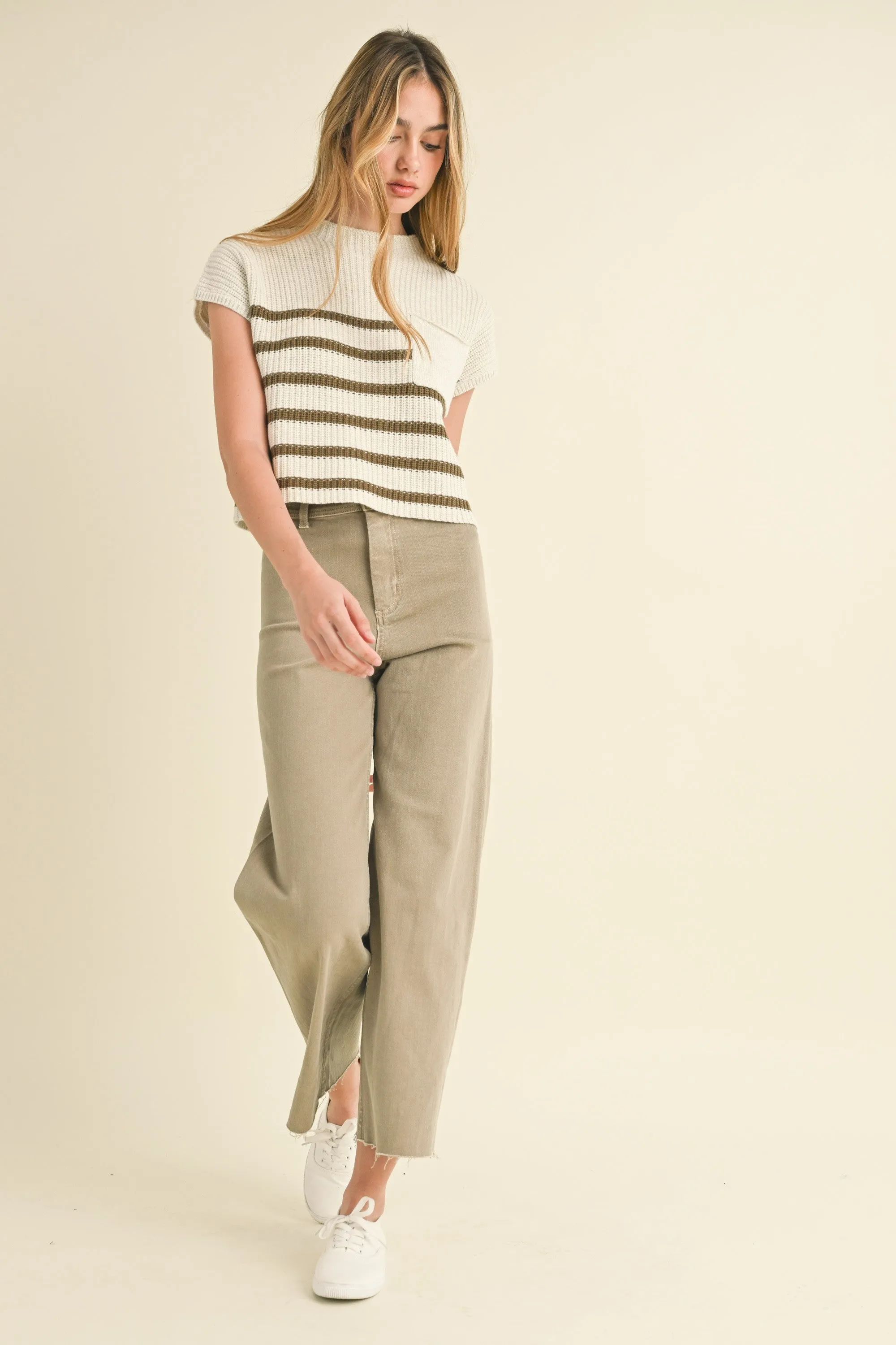 Mae Wide Leg Denim Pants