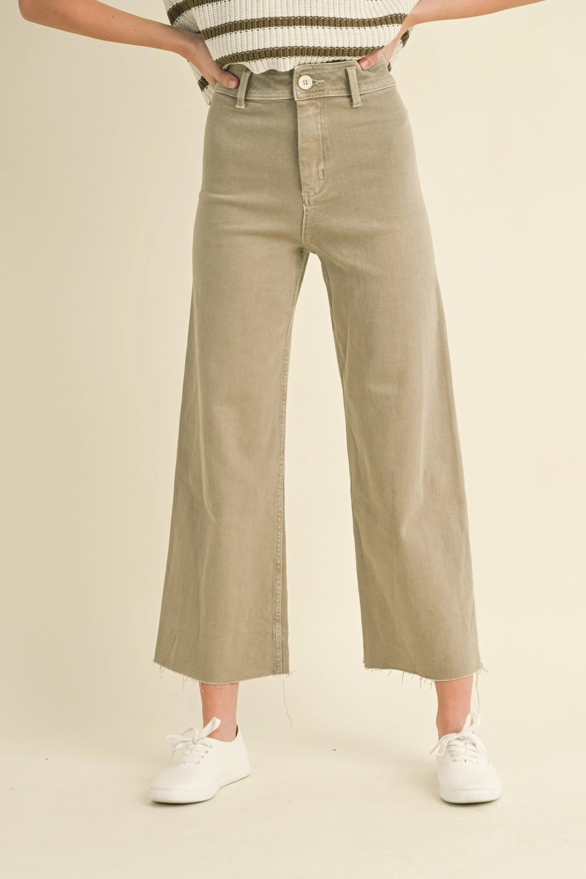 Mae Wide Leg Denim Pants