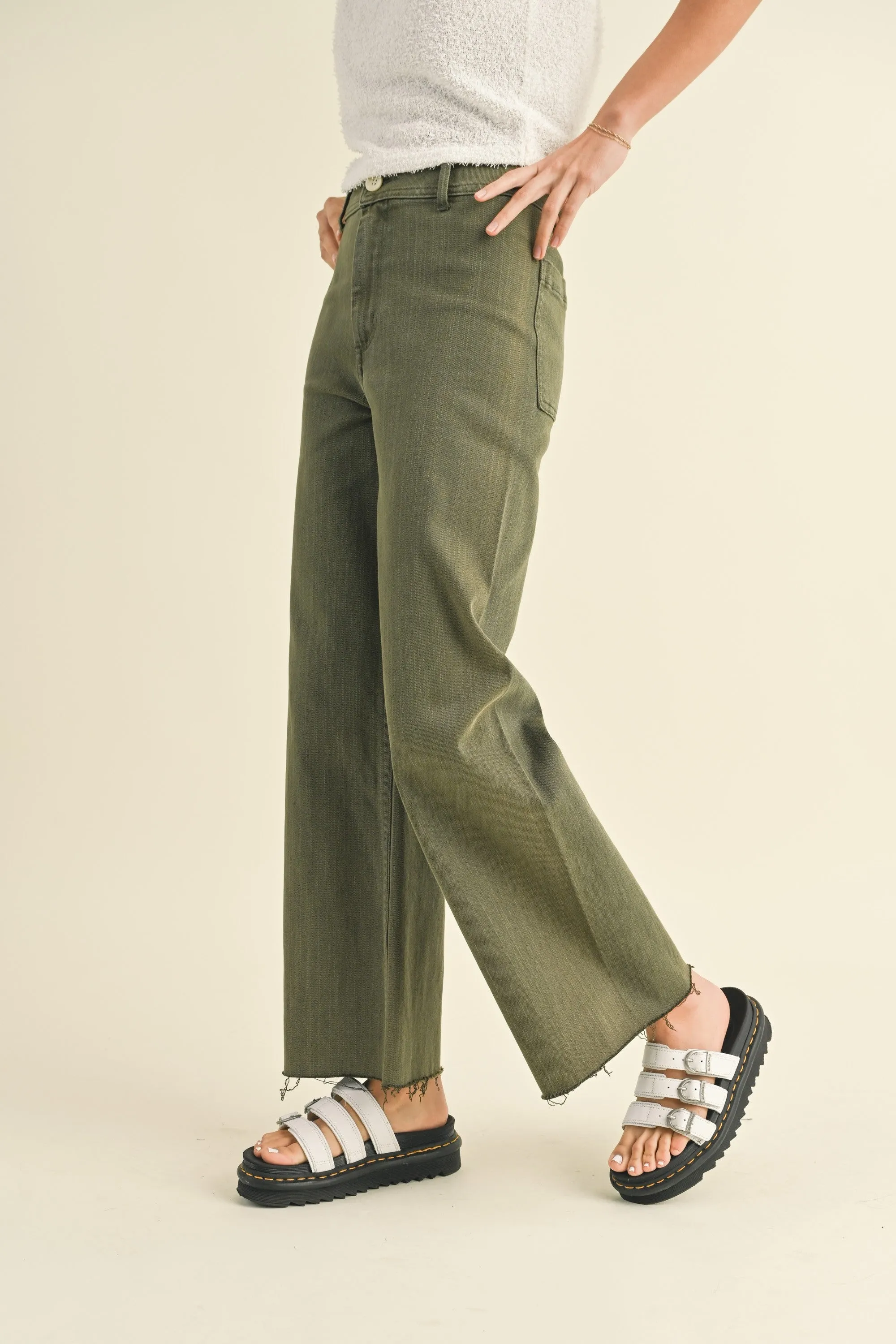 Mae Wide Leg Denim Pants