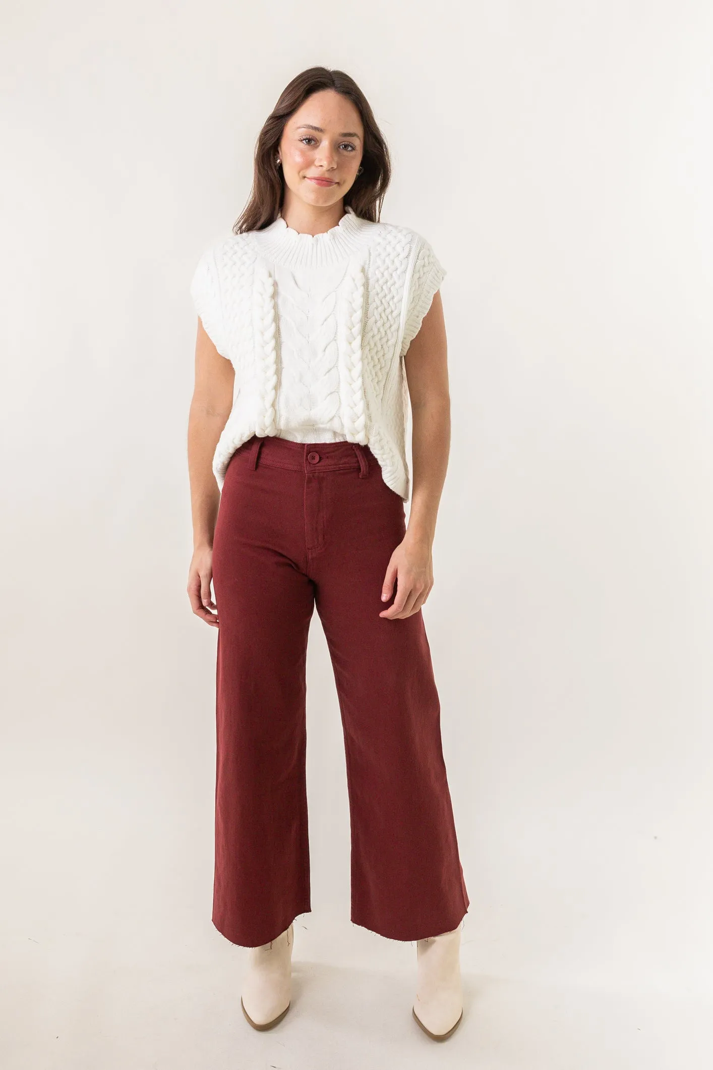 Mae Wide Leg Denim Pants