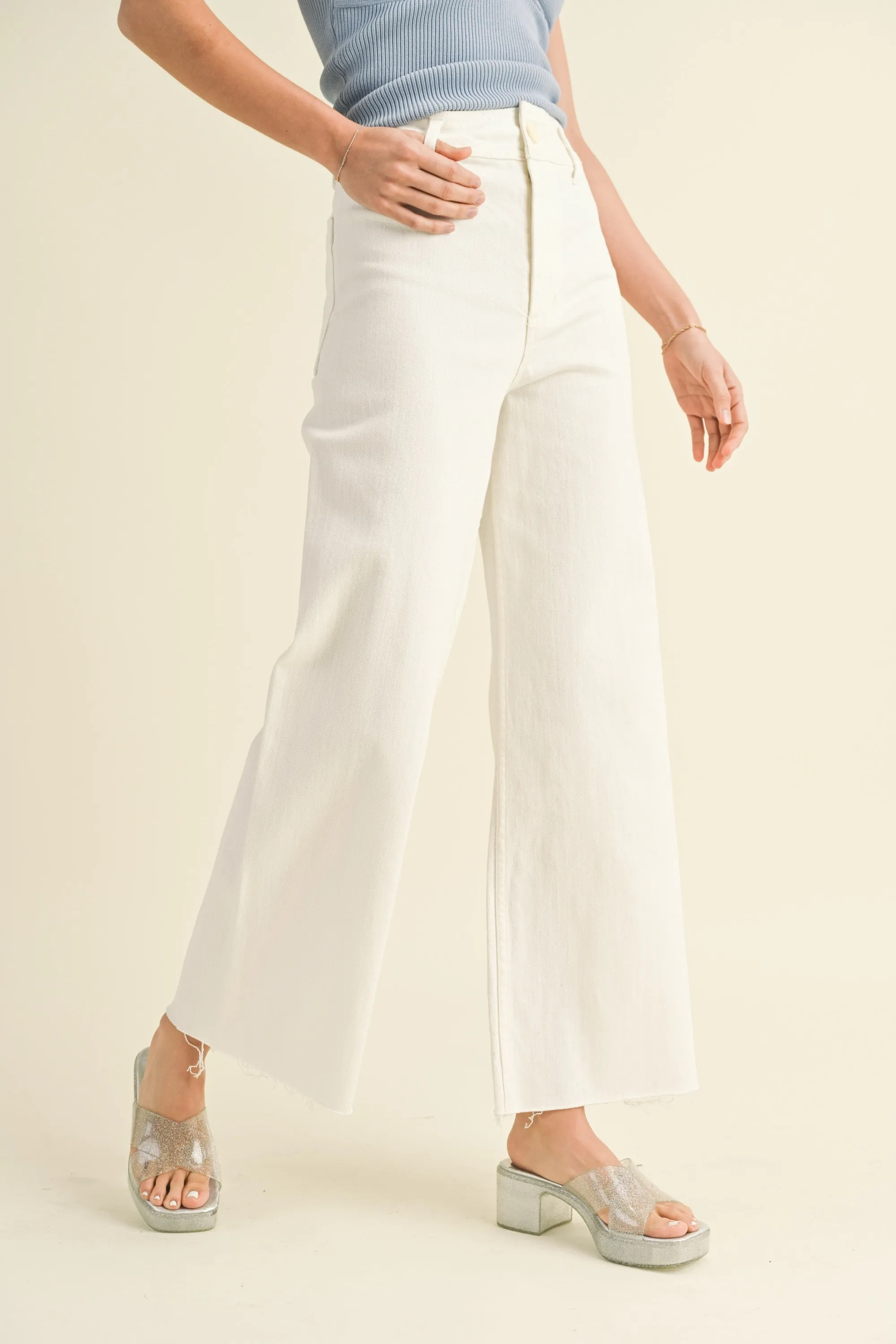 Mae Wide Leg Denim Pants