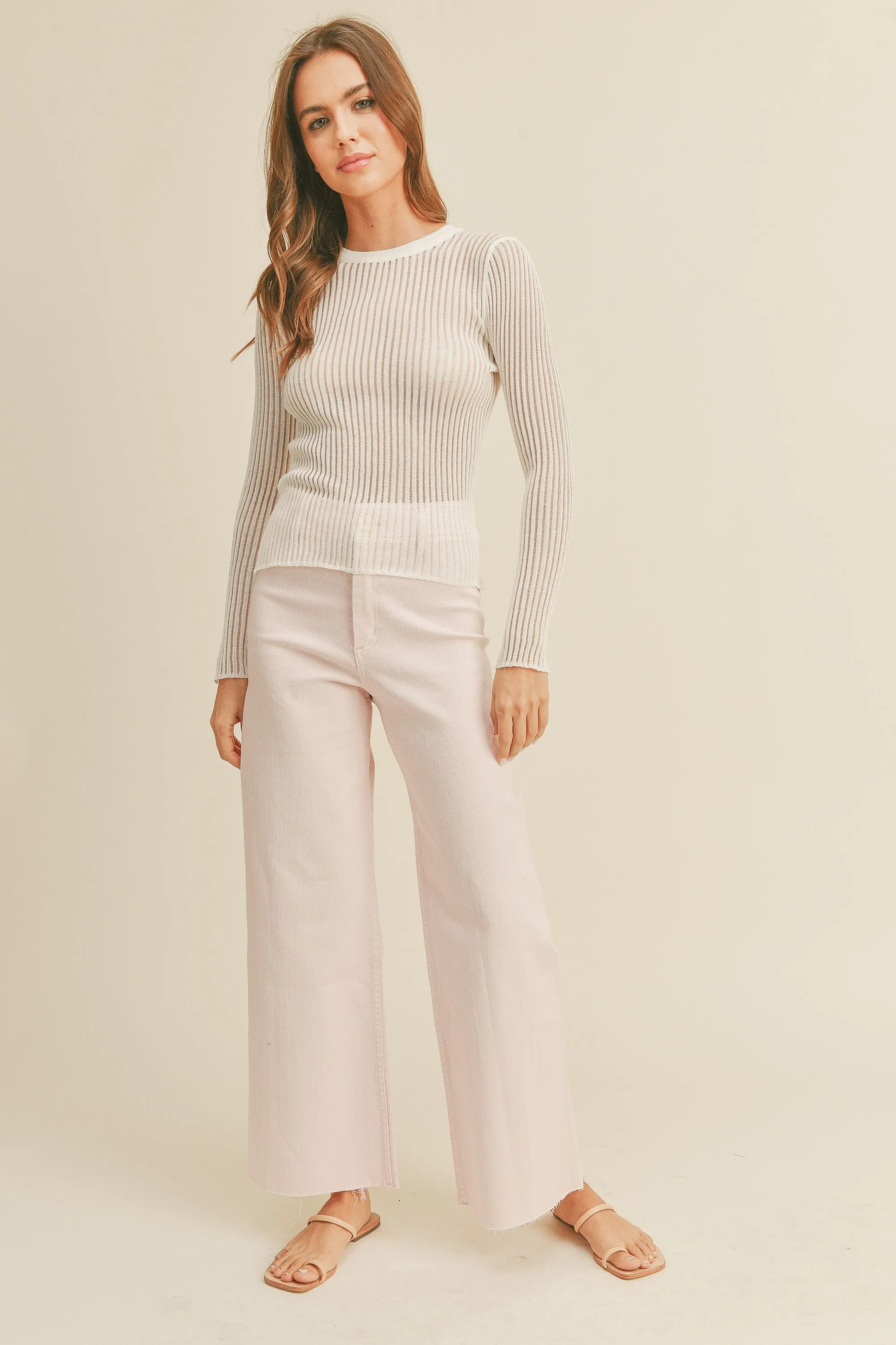 Mae Wide Leg Denim Pants