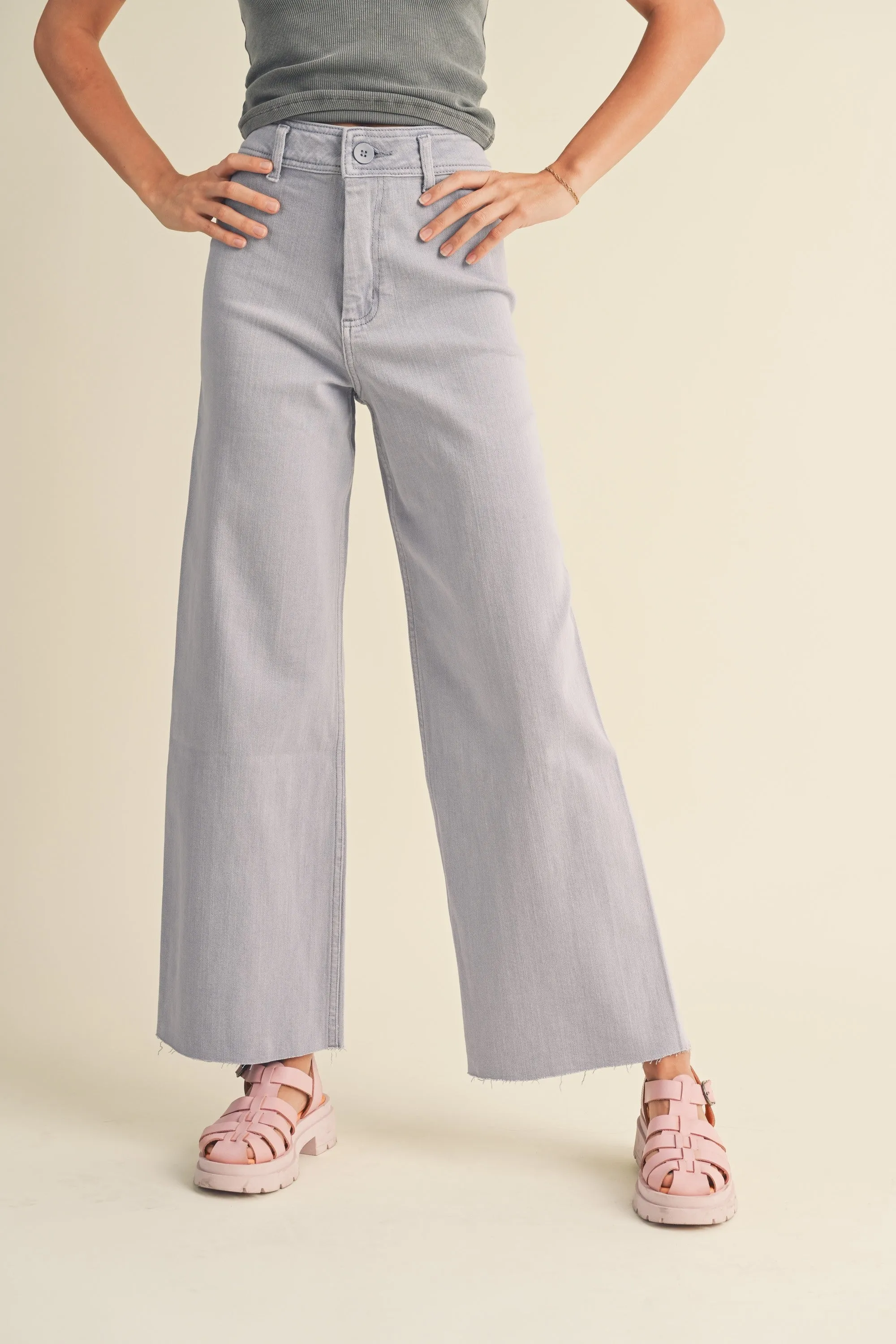 Mae Wide Leg Denim Pants