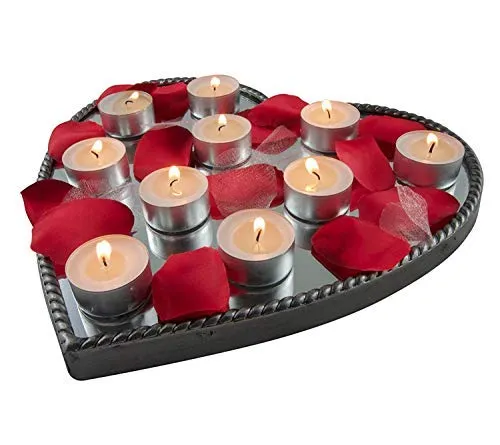 MeCozy Unscented Long Burning Candles for Home Decor and Celebrations Festival Party Favors & More | Wax Candles Approx 9 Hour Burning Time | Home Decoration Smokeless Wax Candles Tealight - Set of 40