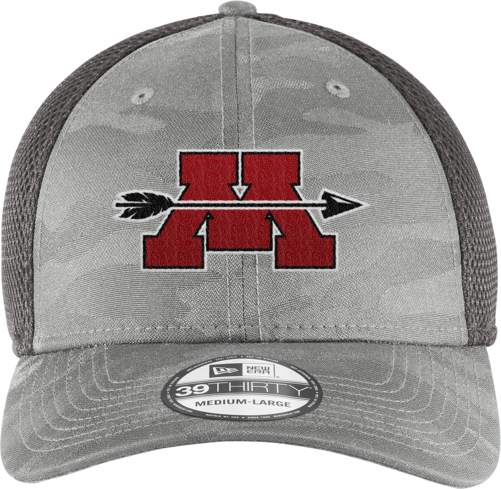 Mercer Arrows New Era Tonal Camo Stretch Tech Mesh Cap