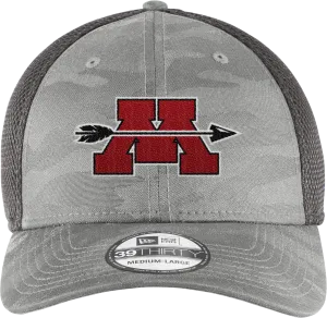 Mercer Arrows New Era Tonal Camo Stretch Tech Mesh Cap