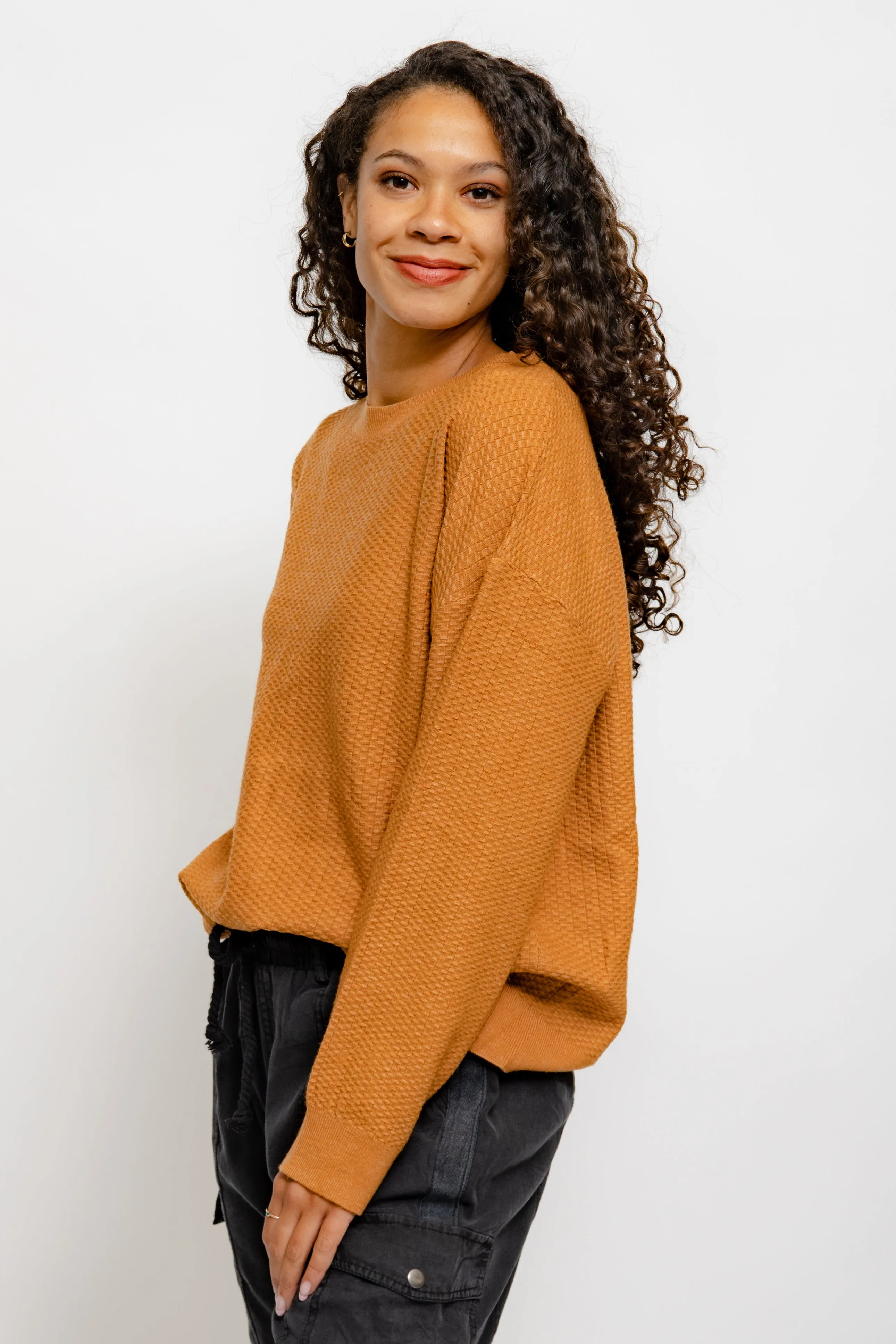 Miss You More Relaxed Knit Sweater