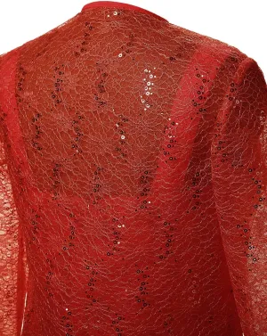 Mother of The Bride Dresses Tea Length Evening Formal Dress Lace Wedding Guest Groom Dresses for Women with Jacket