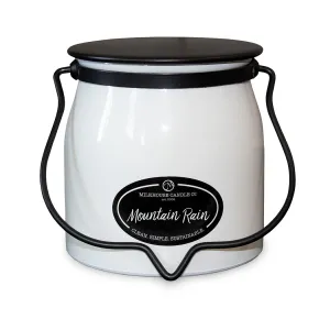 Mountain Rain 16oz Butter Jar Candle by Milkhouse Candle Co.