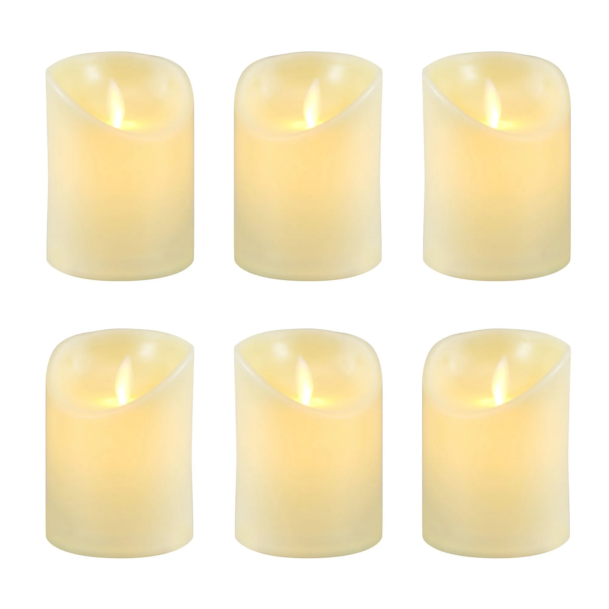 Moving Flame Battery Operated LED Votives