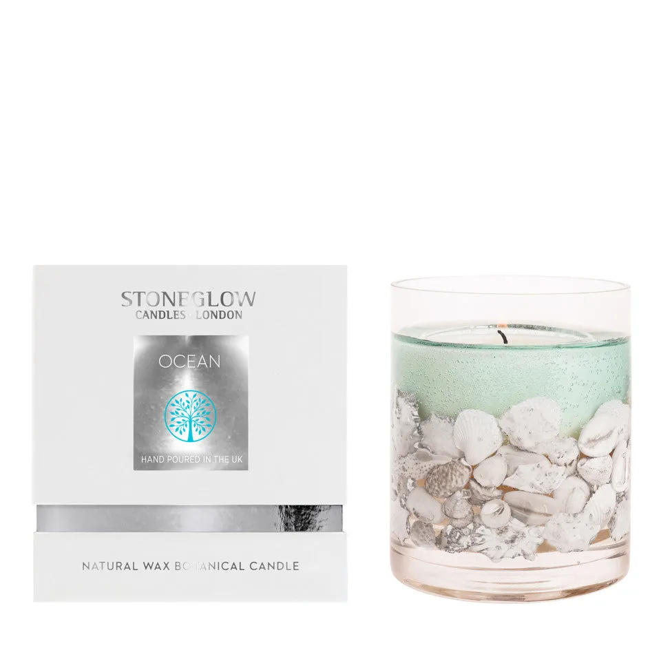Nature's Gift Wax Gel Candle - Ocean