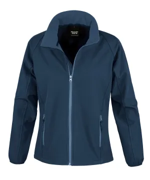 Navy/Navy - Women's Core printable softshell jacket