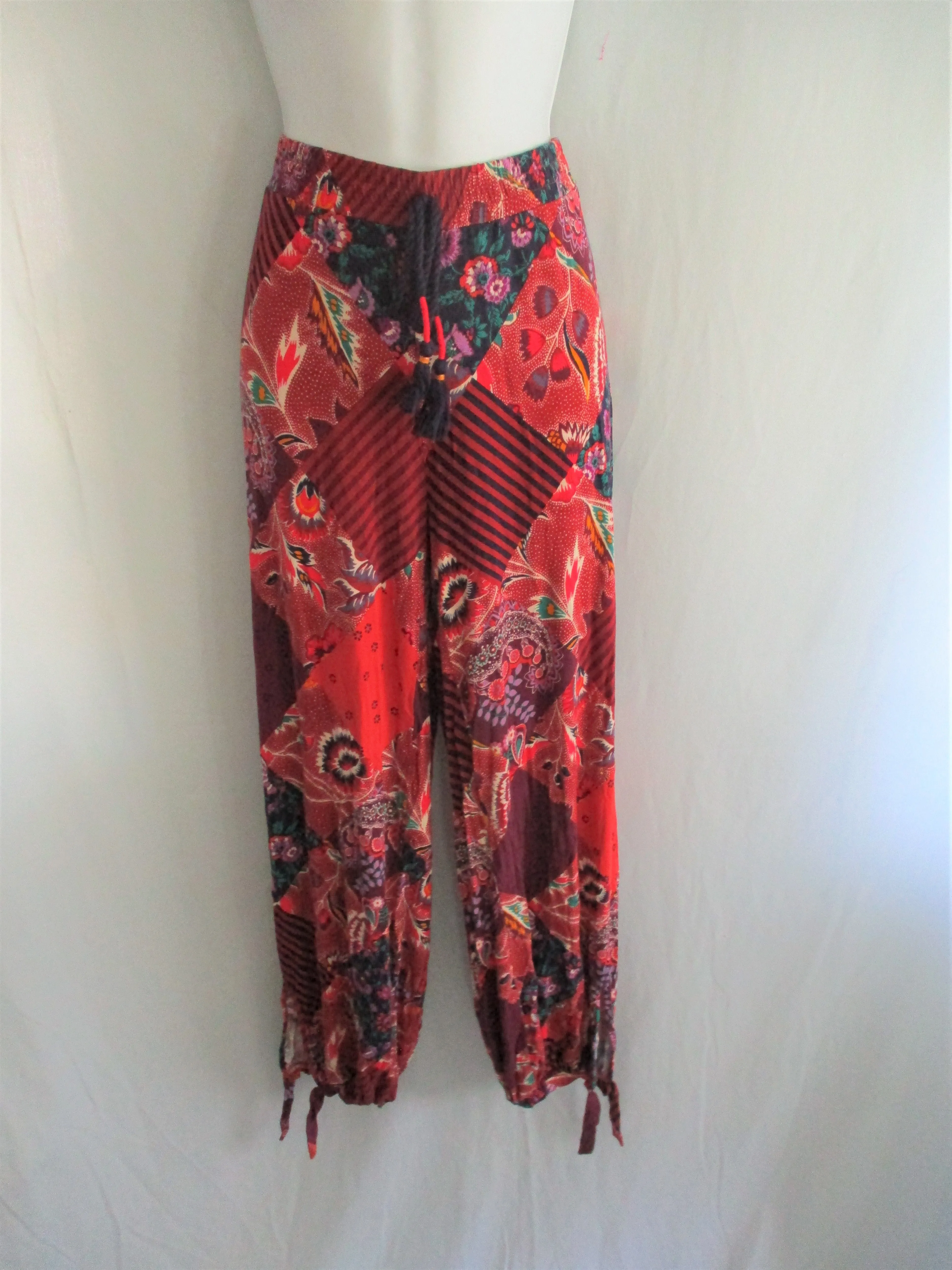 NEW ANTHROPOLOGIE Balloon Pant Floral Boho Festival Hippy M