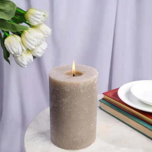 NIKSA HOMES Happy Place Vanilla Scented Candle | Ivory | ‎Paraffin Wax | Scented Sweet, Rich, and Syrupy | 1300 GMS