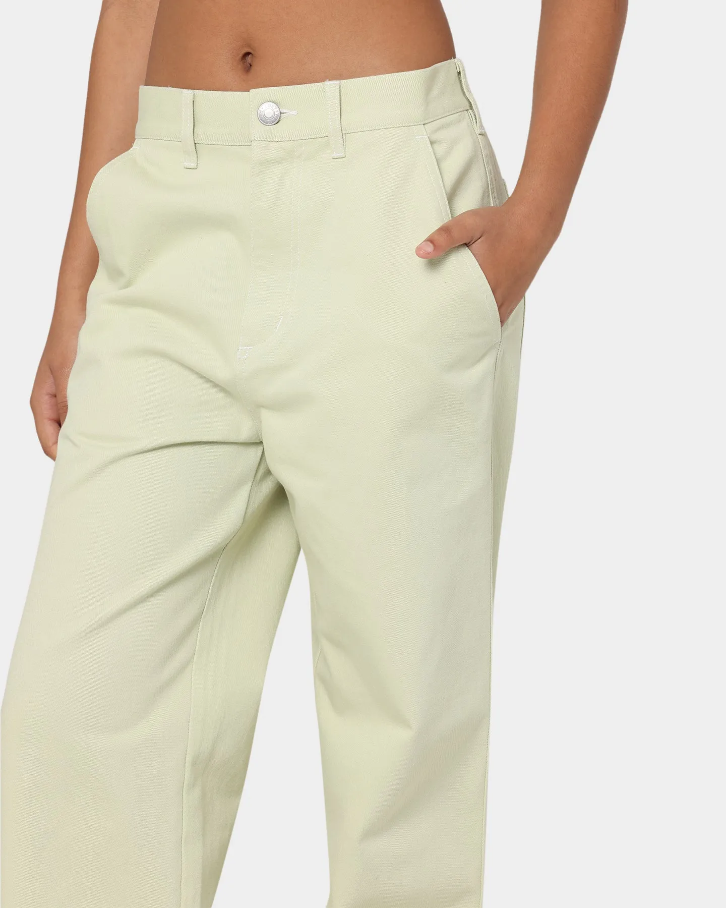 Obey Women's Brighton Carpenter Pants Cucumber