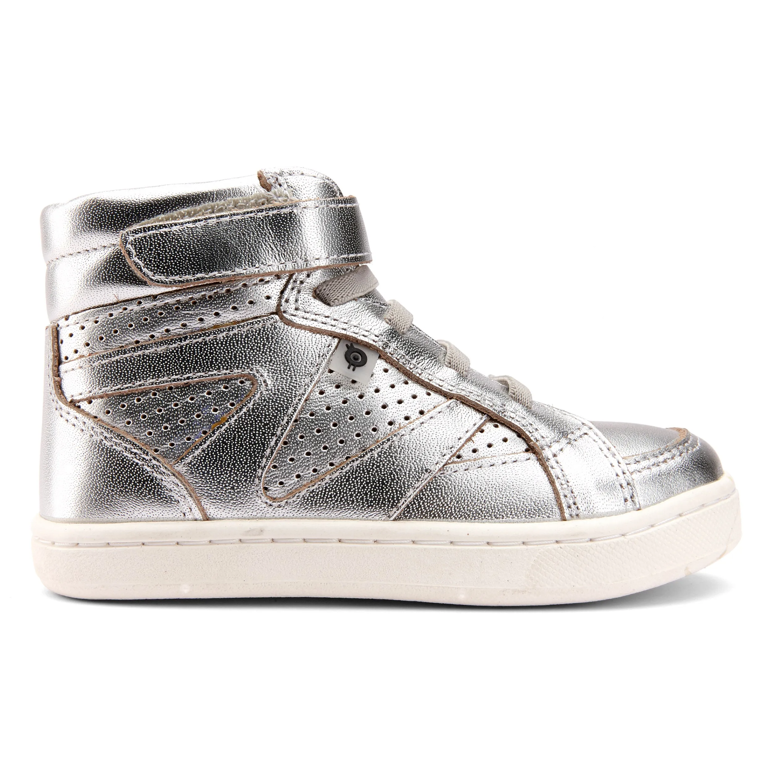 Old Soles Girl's & Boy's Starter Sneakers, Silver