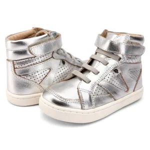 Old Soles Girl's & Boy's Starter Sneakers, Silver