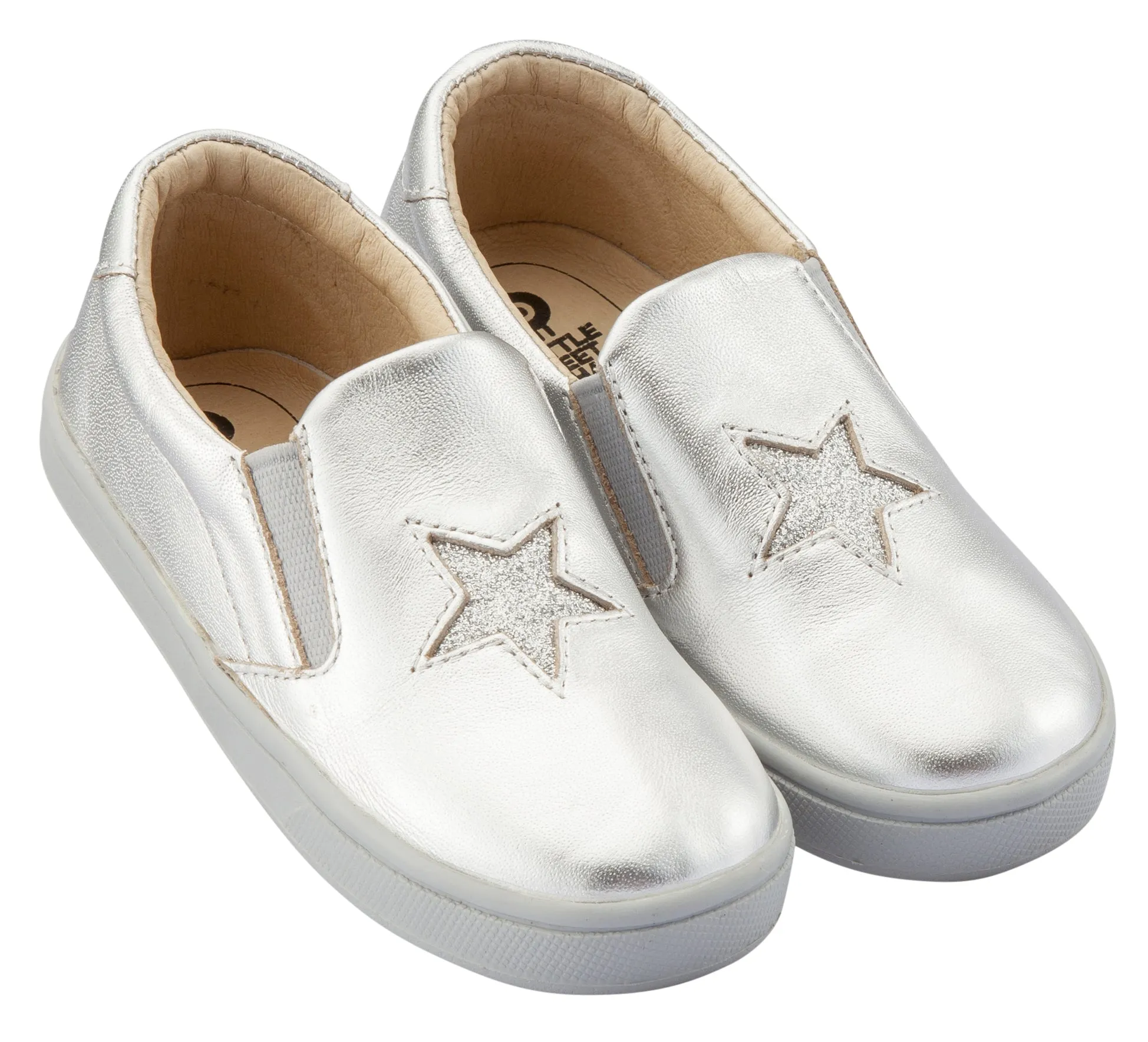 Old Soles Girl's and Boy's Starey Hoff Slip-On Shoe, Silver / Glam Argent