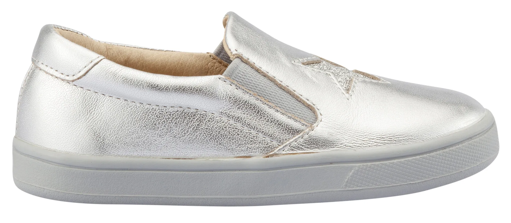 Old Soles Girl's and Boy's Starey Hoff Slip-On Shoe, Silver / Glam Argent
