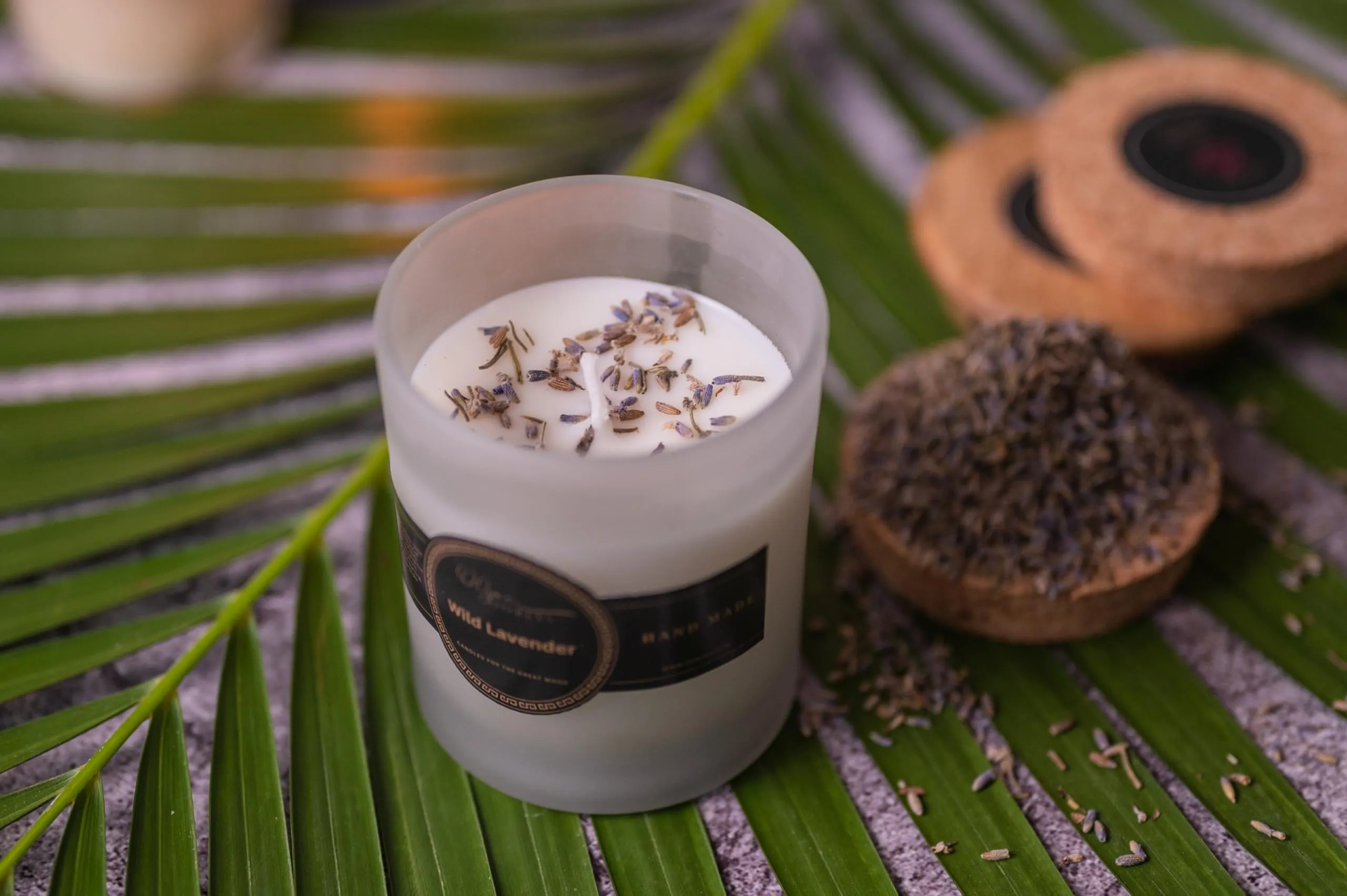 Oorjas Scented Soy Wax Candle, 250 gm, 35-40 Hrs| Luxury Aroma Therapy Votive Jar | Scented Candles for Home Decor Gift Set | Fragrance English Wild Lavender