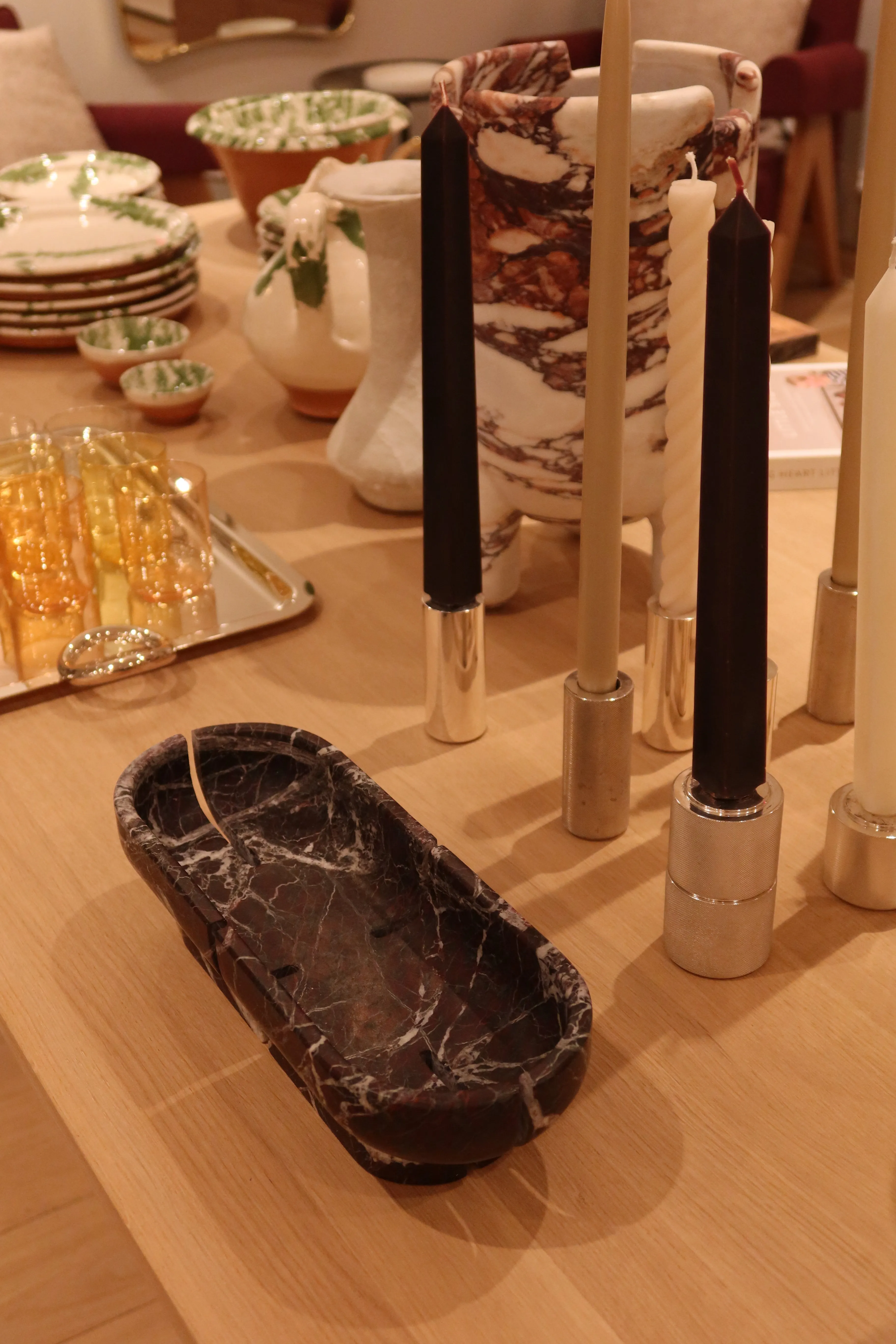 Pair of 16" Square Taper Candles by Greentree Home