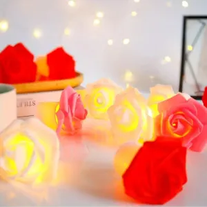 PELO Led Light Diwali Rose Flower Candles/Home Decoration Tealight Candles and Smokeless Candles for Diwali Festival Items Set of 12 Pack of 1