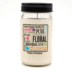 Petals of Paradise 24oz Pantry Jar by Swan Creek Candle