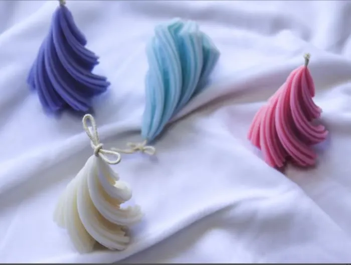 PICKKART Decorative Spiral Swirl Candles for Home, Wedding, Party, Birthday, Christmas, New Year (Multi)