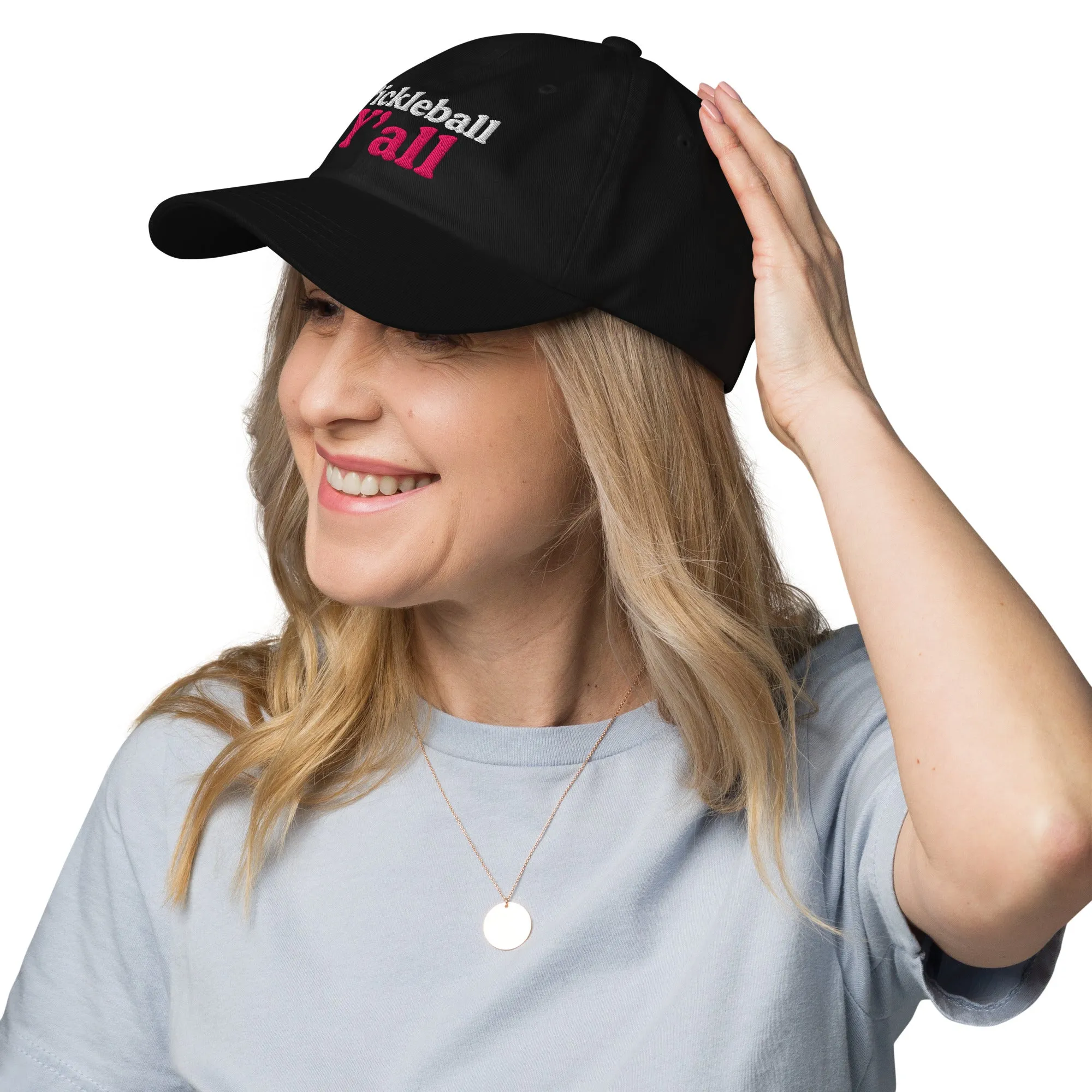 Pickleball, Y’all Embroidered Baseball Cap – Sporty Southern Charm