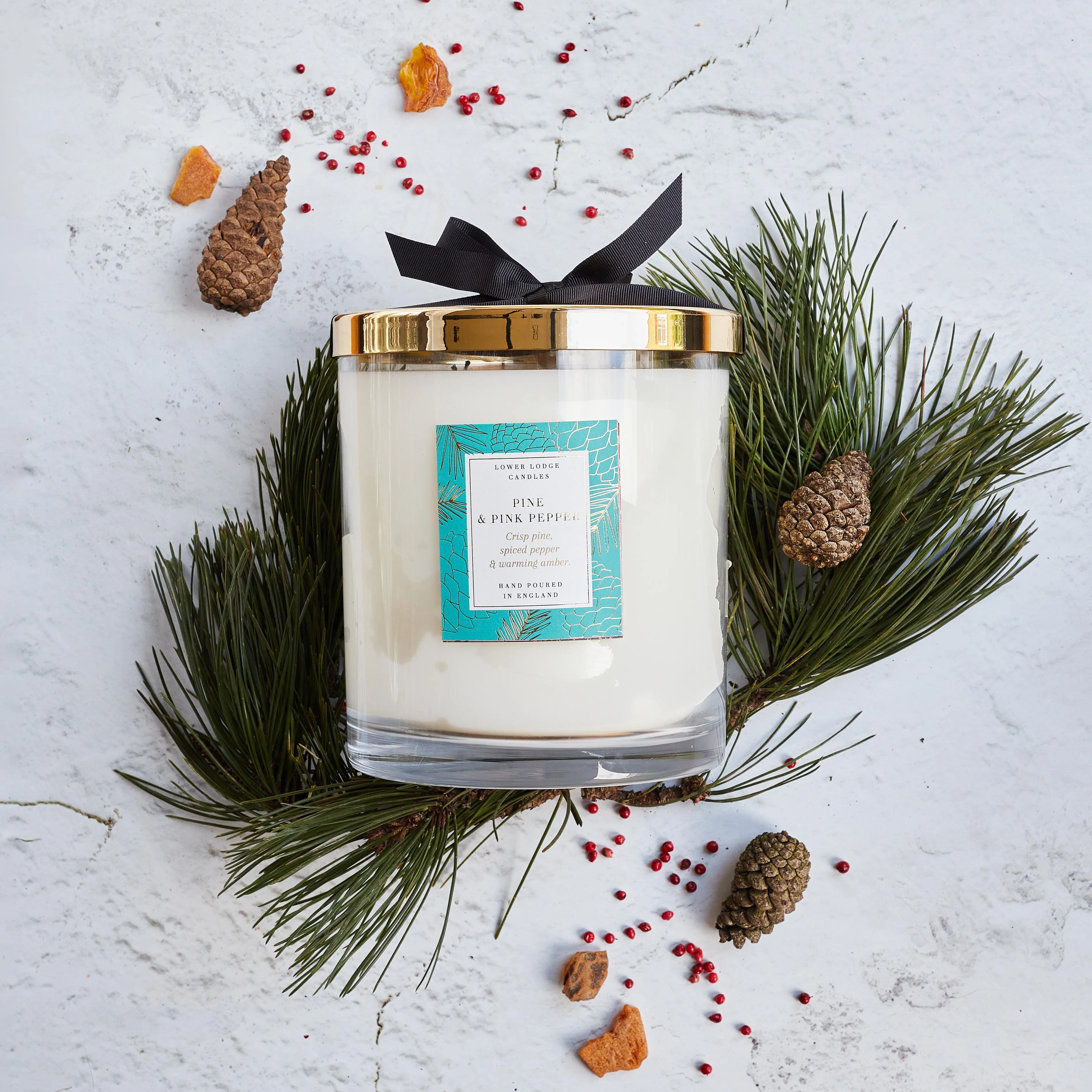 Pine and Pink Pepper 2kg Luxury Scented Candle