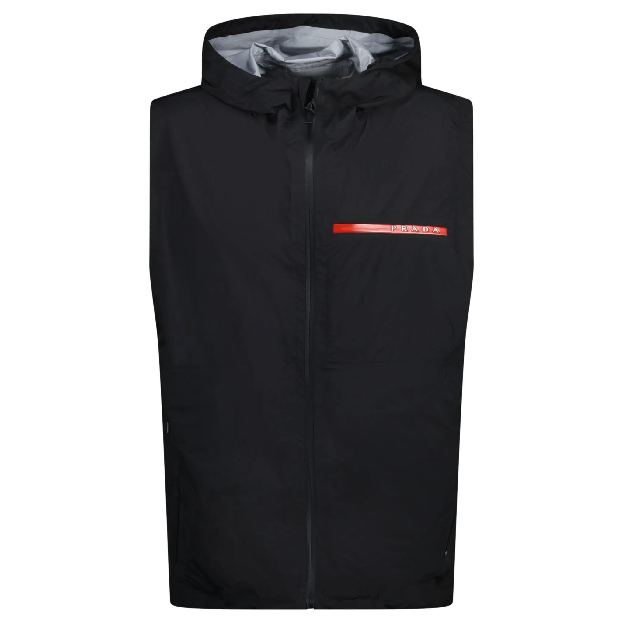 Prada Linea Rossa Gilet Black