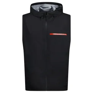 Prada Linea Rossa Gilet Black