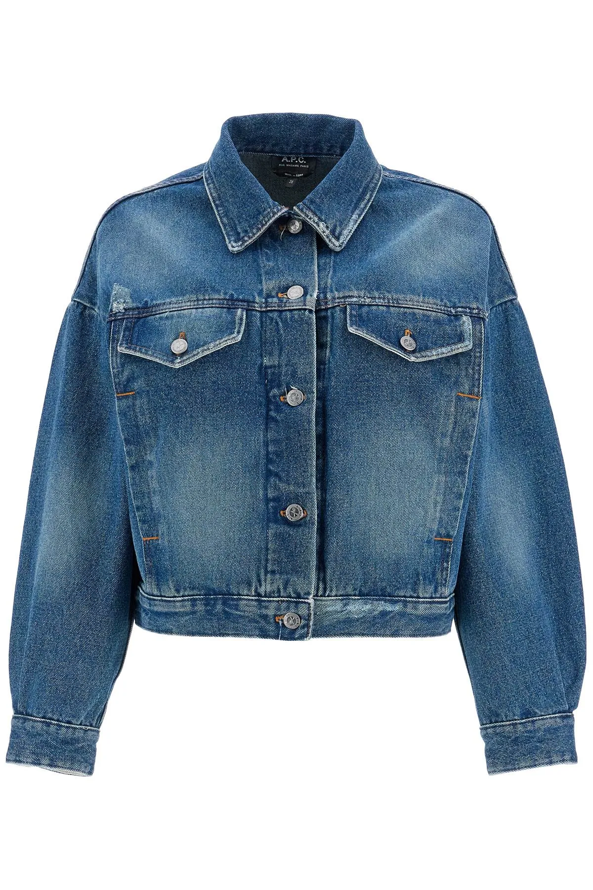 "boxy denim jacket in c COHFC F02905 INDIGO DELAVE