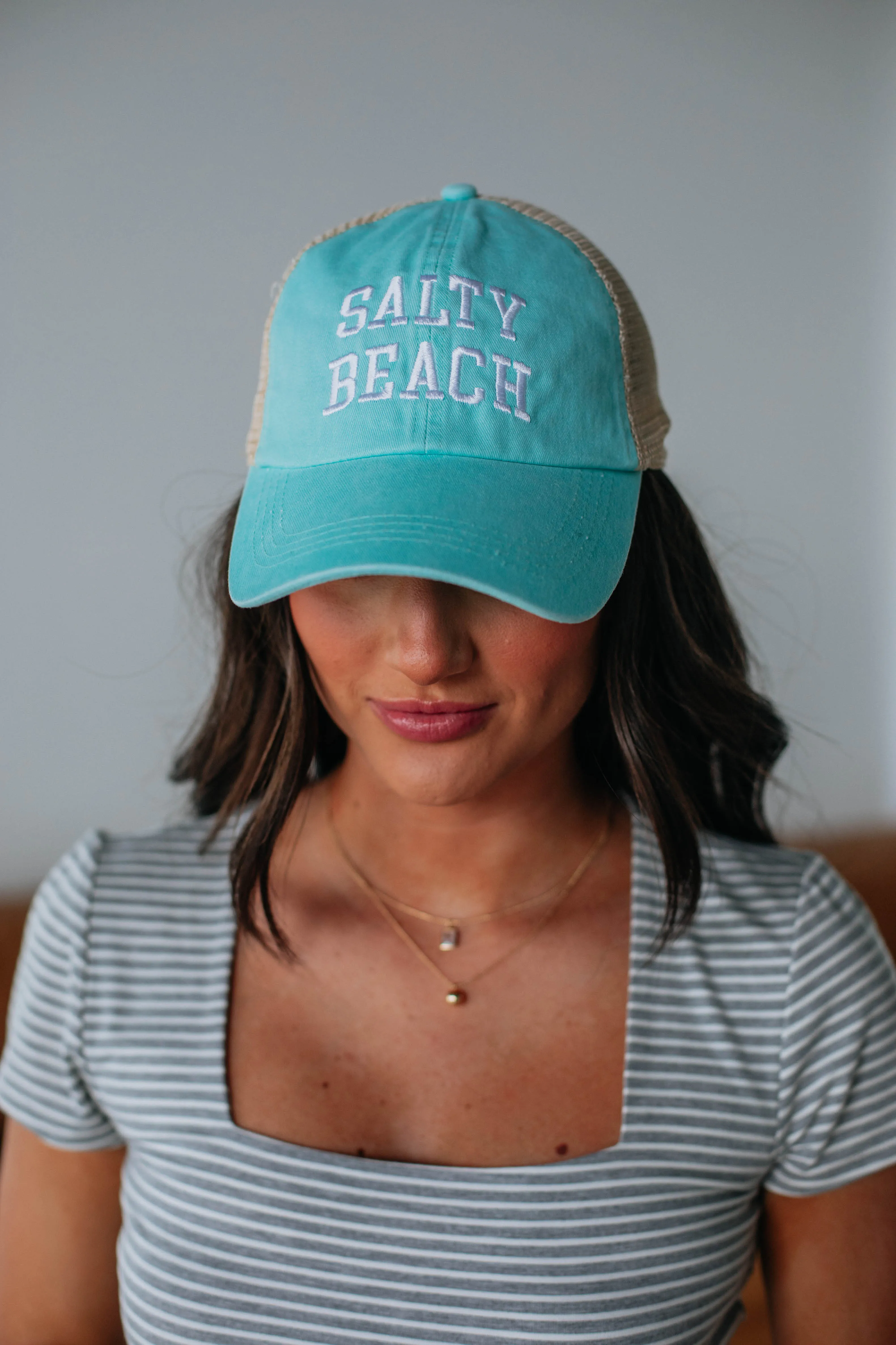 Salty Beach Baseball Cap - Mint