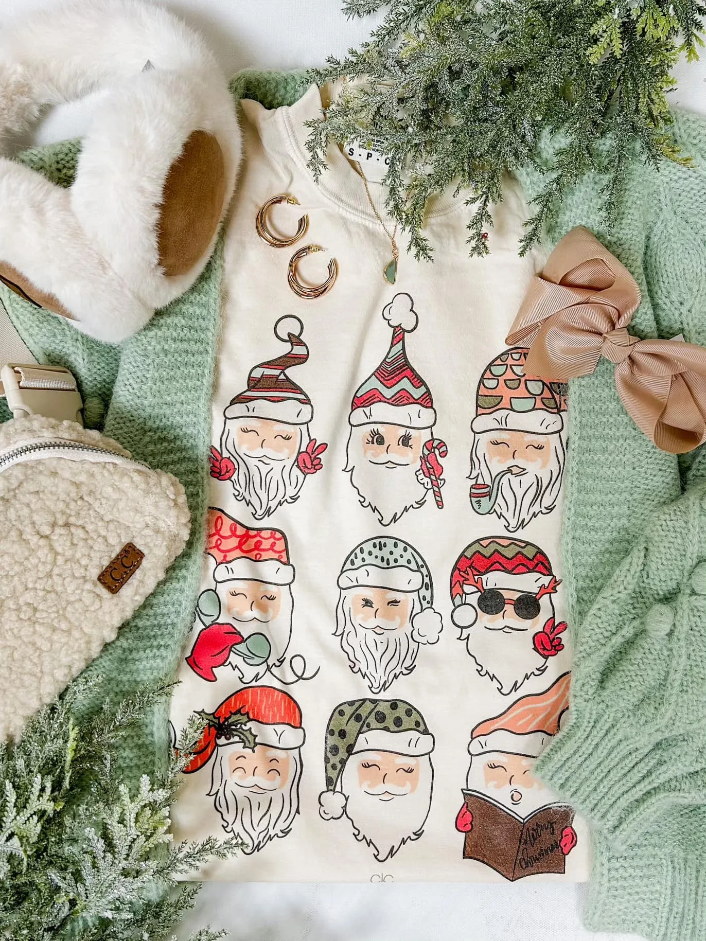 Santa Hats Graphic Tee