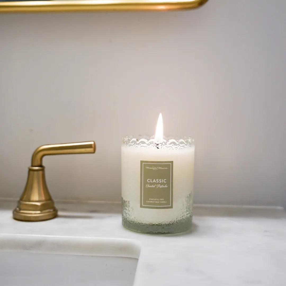 Santal Pistache Natural Candle 8oz Kaia Collection