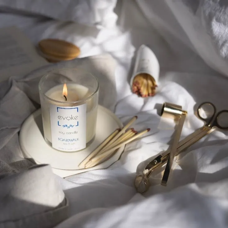 Scented Soy Candle - Boardwalk (Salt and Sea)