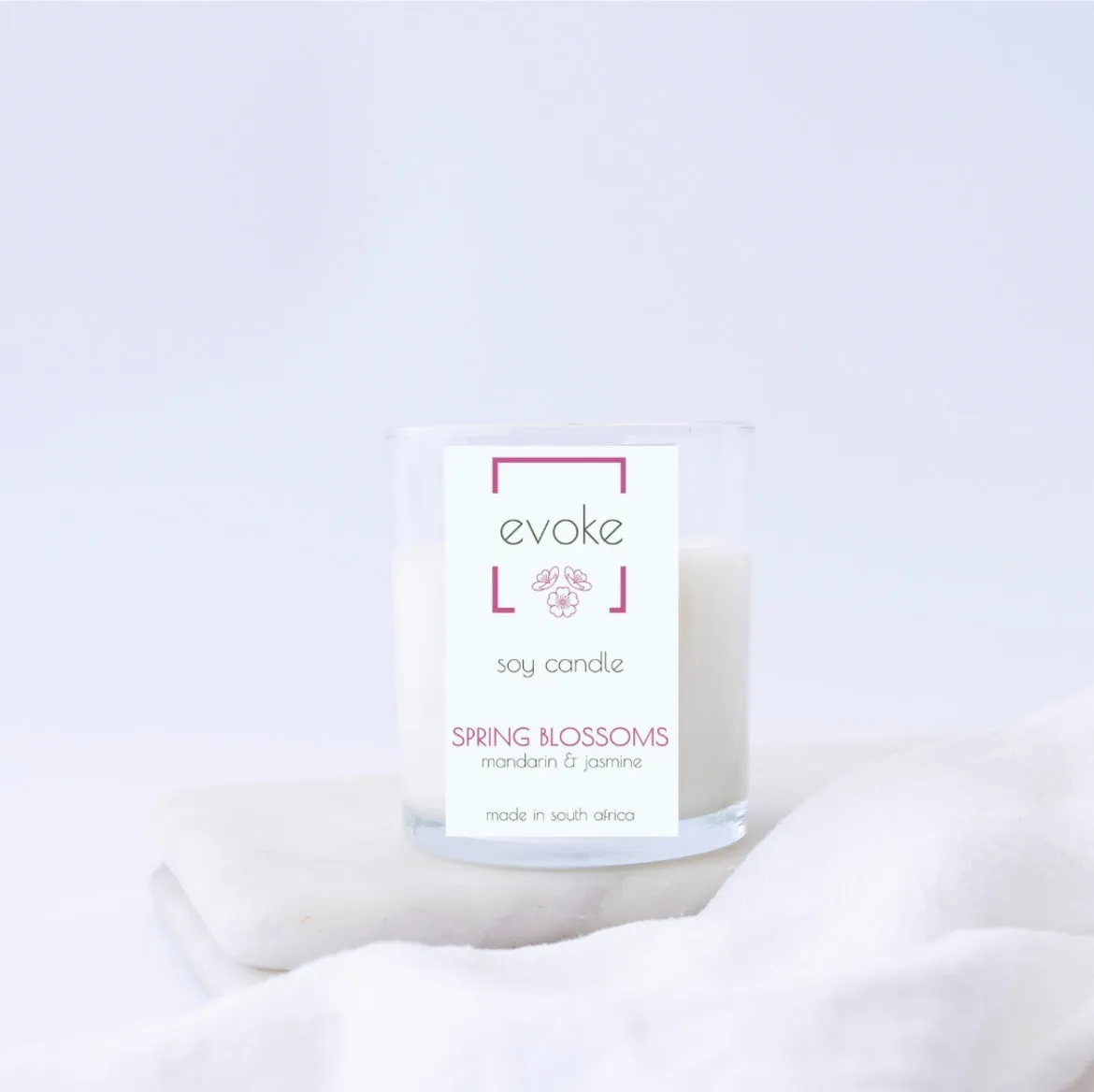 Scented Soy Candle - Spring Blossoms (Mandarin and Jasmine)