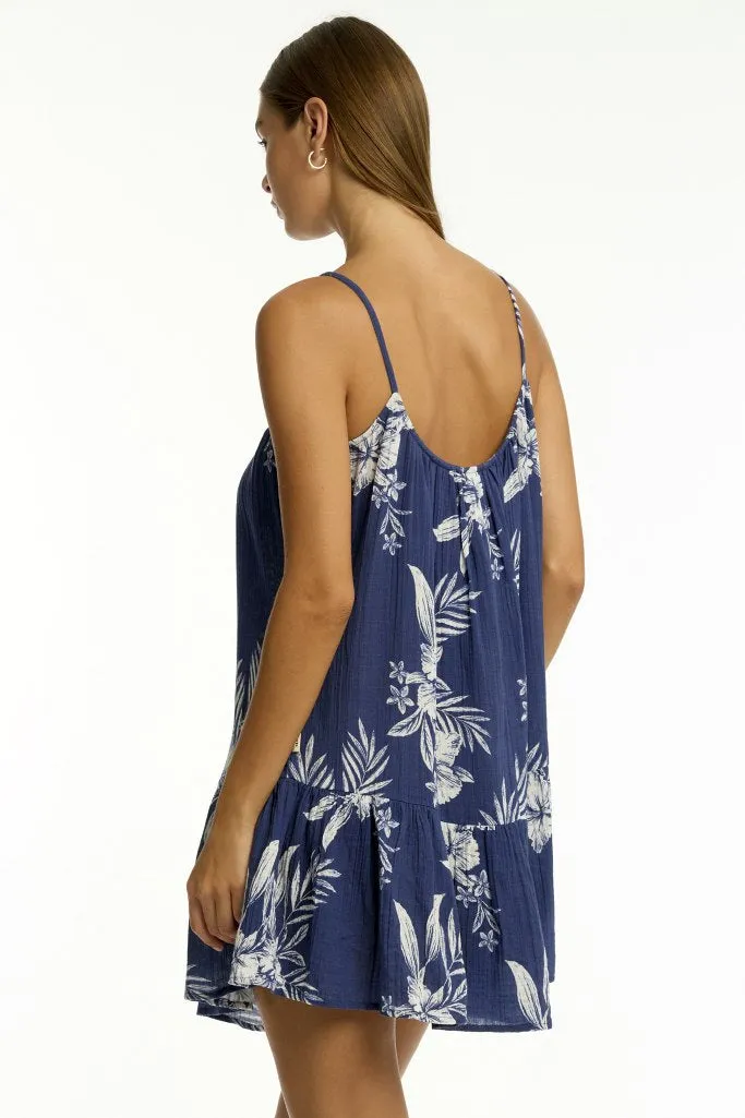 Sea Level Aloha Short Sundress - Aloha