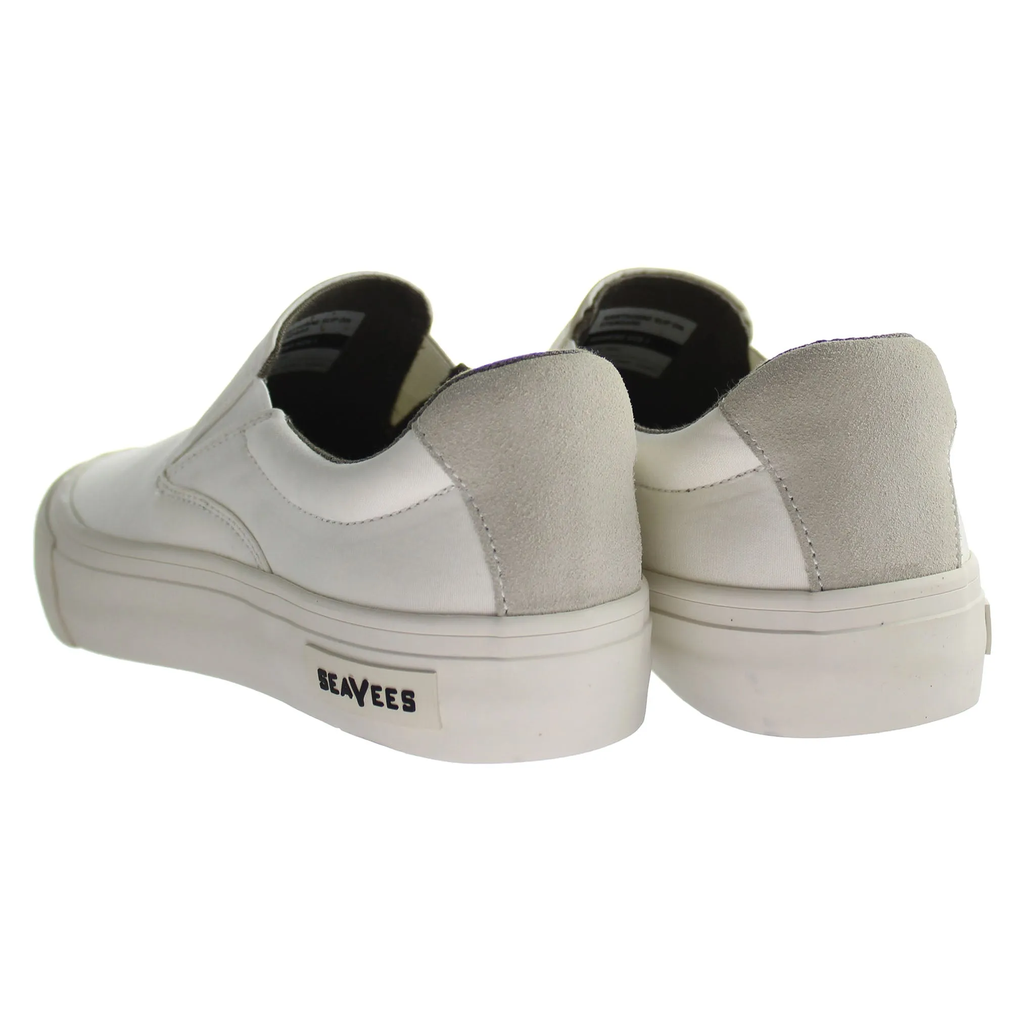 Seavees Hawthrone Standard Womens White Plimsolls